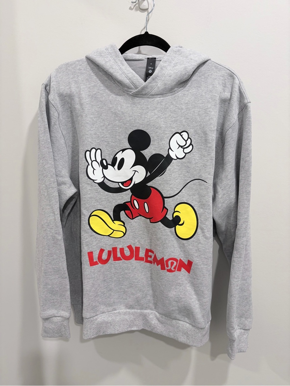 Disney x Lululemon Mickey Mouse Steady State Pullover Hoodie - Gray / Size M